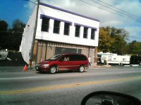 Here's the first thing people see when they come off the bridge into Alton - the porn shop!  Well, it will be the porn shop.  It's not open yet.